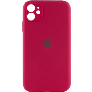 Чохол оригінальний для iPhone 12 Full Camera (Червоний/ Rose Red)