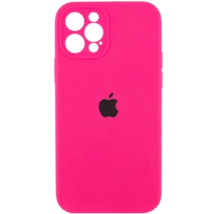 Чохол оригінальний для iPhone 12 Pro Max Full Camera (Рожевий / Barbie pink)