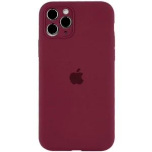 Чохол оригінальний для iPhone 12 Pro Max Full Camera (Бордовий / Maroon)