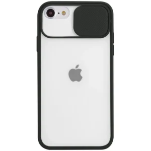 Чохол Camshield mate TPU зі шторкою для камери для iPhone 7/8 / SE (2020) Чорний