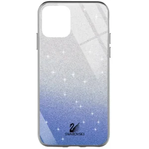 Чохол скляний Swarovski для Apple iPhone 13 Pro Max (6.7") Синій