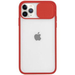 Чохол Camshield mate TPU зі шторкой для камери для iPhone 11 Pro Max Червоний