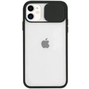 Чохол Camshield mate TPU зі шторкой для камери для iPhone 12 Mini Чорний