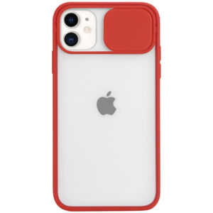 Чохол Camshield mate TPU зі шторкой для камери для iPhone 11 Червоний
