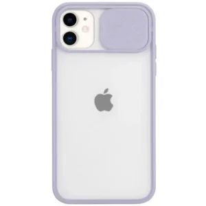 Чохол Camshield mate TPU зі шторкой для камери для iPhone 12 Mini Лавандовий