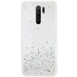 Чохол Star Glitter для Xiaomi Redmi 9 (Прозорий / Бузковий)