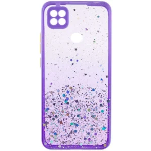 Чохол Totu Ambre Separate Camera для Xiaomi Redmi 9C (Прозорий / Бузковий)