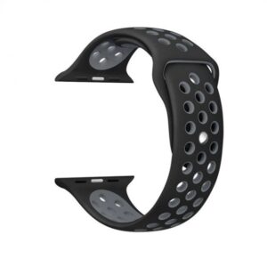Ремiнець для Apple Watch Nike Sport 42/44mm Чорний/Сірий