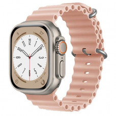 Ремiнець для Apple Watch Ocean Band 42/44mm (Пудровий / Silt)