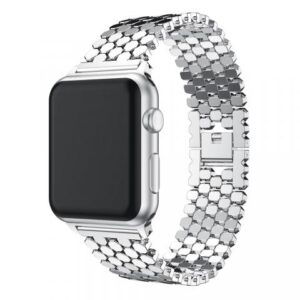 Ремiнець для Apple Watch Paco Rabanne 38/40mm (Срібний / Silver)