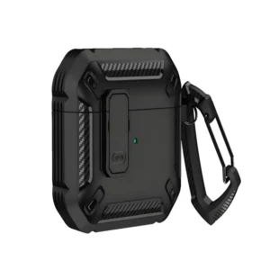 Чохол для AirPods 1/2 Armor Lock Чорний