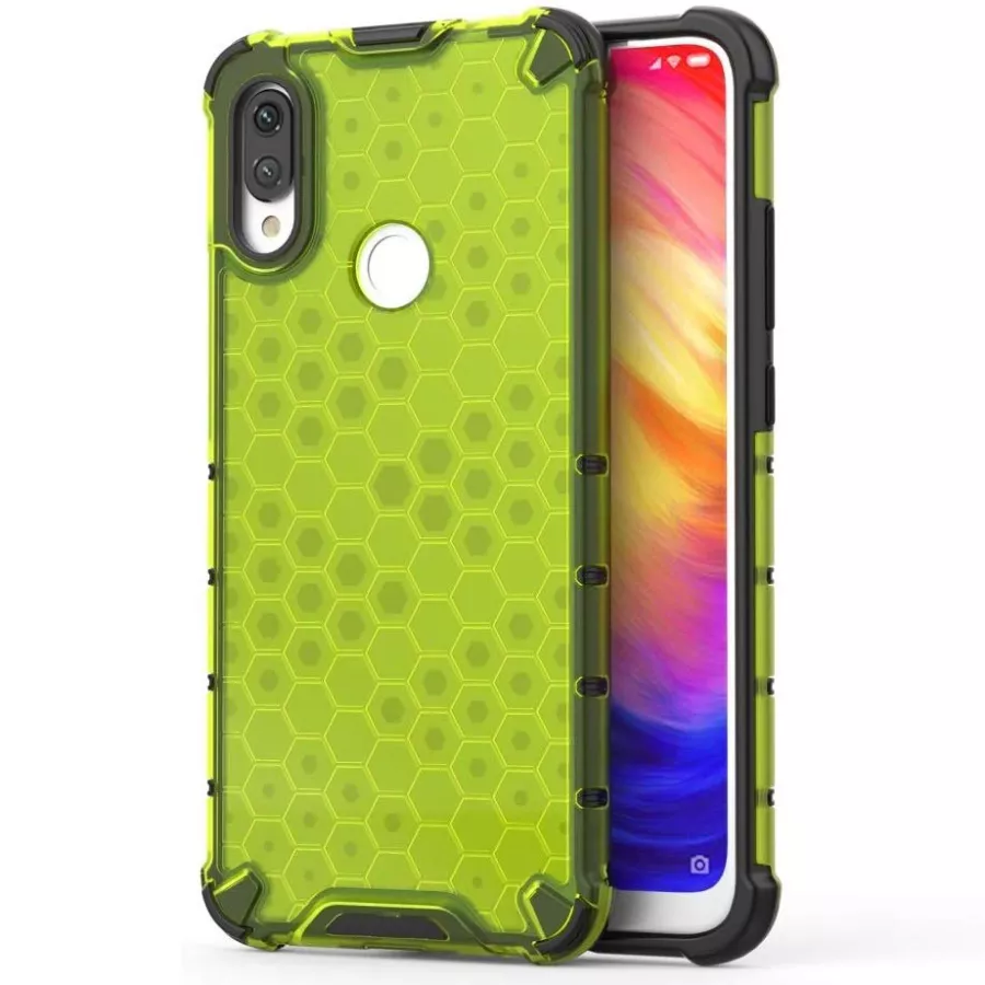 Чохол ударостійкий Crashproof Honeycomb для Xiaomi Redmi 7 (Зелений)