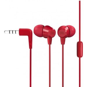 Навушники вакуумні JBL C50HI Червоний