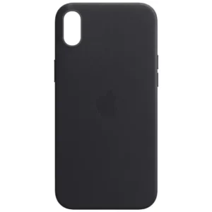 Чохол шкіряний Leather (AA) для Apple iPhone X / XS (5.8") Чорний