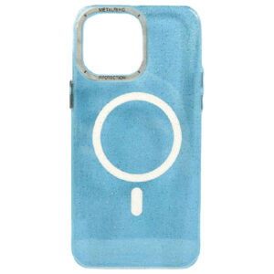 Чохол Metalring Shiny Sand MagSafe для Apple iPhone 14 Pro (Blue)