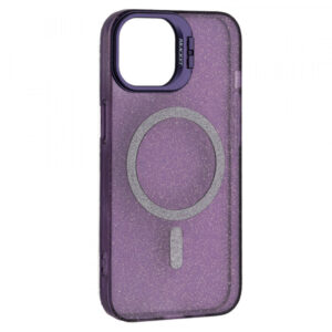 Чохол Metalring Shiny Sand MagSafe для Apple iPhone 14 Pro (Purple)