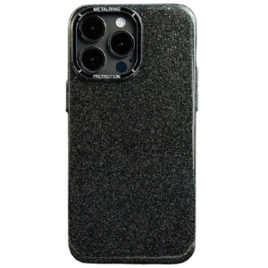 Чохол Metalring Shiny Sand для Apple iPhone 14 (Black)