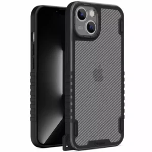 Чохол TPU+PC TRAVEL Carbon для Apple iPhone 13 mini (5.4") (Чорний)