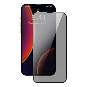 Захисне скло для APPLE iPhone 13 mini Full Glue Anti-Spy (0.3 мм, 2.5D, чорний)