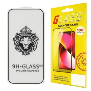 Захисне скло для APPLE iPhone 13 Pro Max / 14 Plus Full Glue (0.3 мм, 2.5D, чорний)