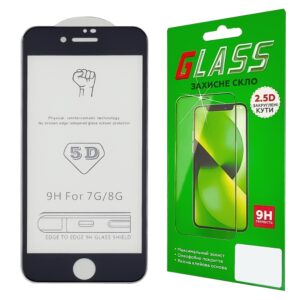 Захисне скло для APPLE iPhone 7/8/SE (0.3 мм, 4D/5D чорний) ТОП