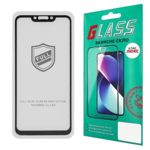 Захисне скло для HUAWEI P Smart Plus (2018)/Nova 3i Full Glue (0.25 мм, 2.5D, чорний) Люкс