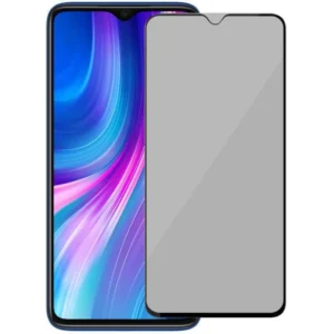 Захисне скло для XIAOMI Redmi 9/9 Prime / Poco M2 Full Glue Anti-Spy (0.3 мм, 2.5D, чорний)