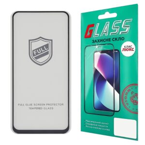 Захисне скло для Xiaomi Redmi Note 9s/ 9 Pro/ 9 Pro Max/ Poco X3/ M2 Pro/ Mi 10i Full Glue (0.3 мм, 2.5D, чорний ) Люкс