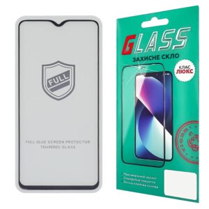 Захисне скло для Xiaomi Redmi Note 8 Pro Full Glue (0.25 мм, 2.5D, чорний) Люкс