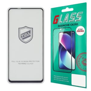 Захисне скло для Xiaomi Redmi Note 9/Note 9T Full Glue (0.3 мм, 2.5D, чорний) Люкс