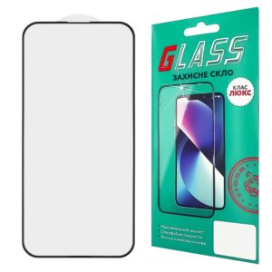 Захисне скло для APPLE iPhone 13 Pro Max / 14 Plus (0.3 мм, 4D ARC чорний) Люкс